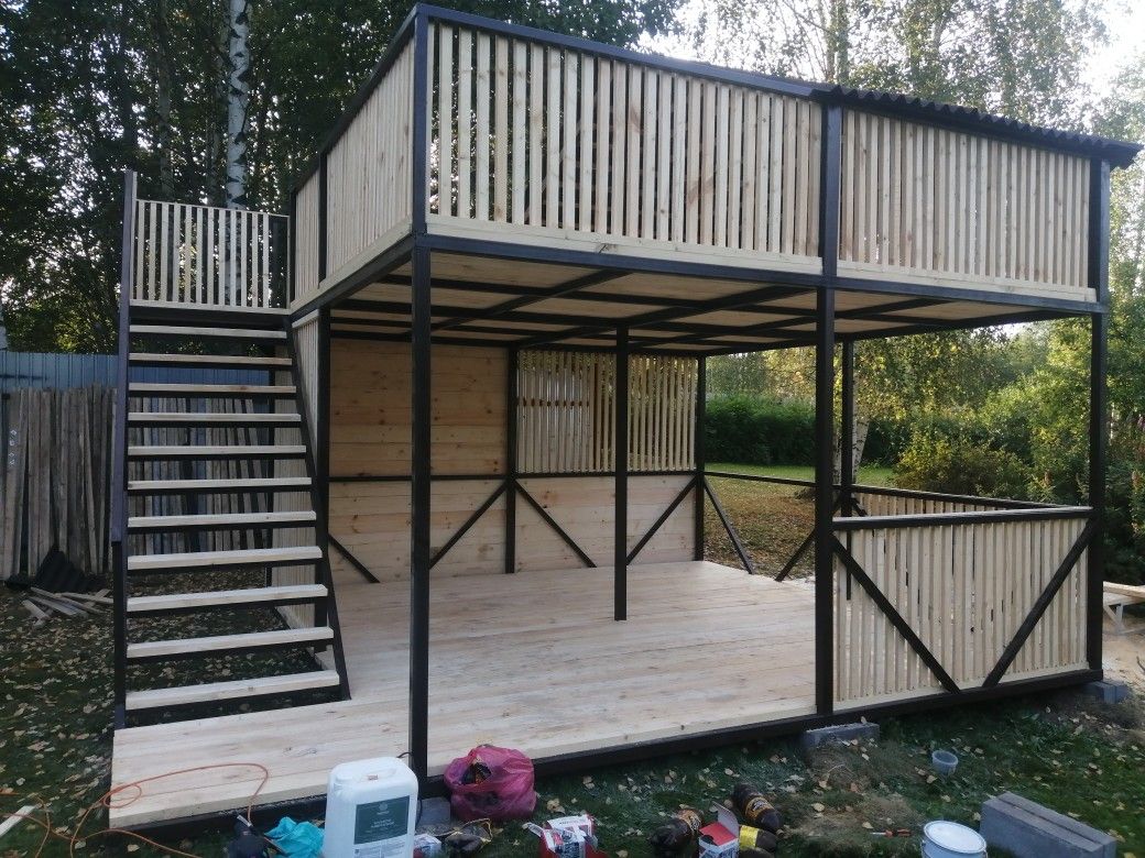 Беседки и террасы